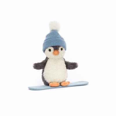 Jellycat Peanut Pingüino Snowboarding | CLWM-38245